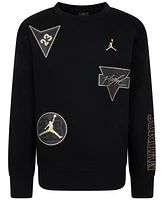 Jordan Big Boys "See Me Shine" Fleece Crew Top