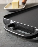 GreenPan X Bobby Flay Reversible Cast Iron 11" x 16.5" Grill Griddle