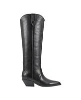 Marc Fisher Ltd Women's Ander Pointy Toe Block Heel Knee High Dress Boots