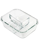 Sedona 2 Pack 3-Compartment Glass Storage Set