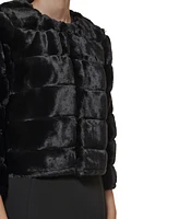 Calvin Klein Women's Faux-Fur Shrug