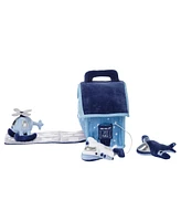 Bedtime Originals Interactive Airplane/Airport Plush Play Set with Stuffed Toys
