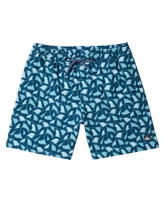 Quiksilver Waterman Men's Cluster Fin Volley 17 Swimsuit Shorts