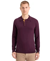 Scotch & Soda Men's Knitted Long Sleeve Polo Sweater