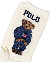 Polo Ralph Lauren Women's Americana Polo Bear Crew Socks