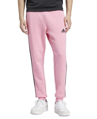 adidas Men's Essentials 3-Stripes Regular-Fit Fleece Joggers