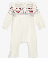 Disney Baby Girls Minnie Mouse Fair Isle Knit One-Piece