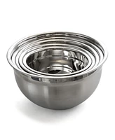 MegaChef 5 Piece Multipurpose Stackable Mixing Bowl Set with Lids