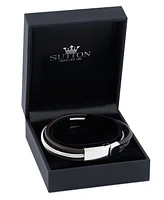 Rhona Sutton Stainless Steel Multi Leather and Chain Bracelet