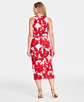 I.n.c. International Concepts Women's Floral-Print Midi Dress, Created for Macy's