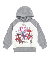 Marvel Little Boys Spidey and His Amazing Friends Fleece Pullover Hoodie Pants Outfit Set