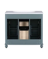 Slickblue Bathroom Vanity Cabinet and Sink Combo Set for Stylish, Space-Saving Storage