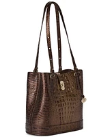 Brahmin Fiora Melbourne Small Leather Bucket Bag