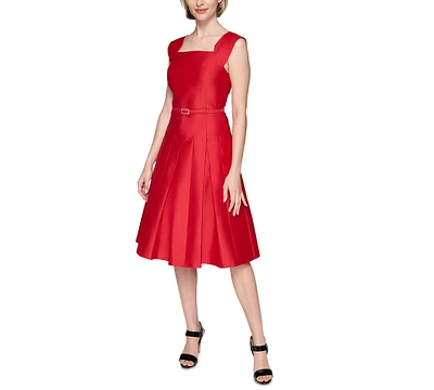 Karl Lagerfeld Paris Women's Taffeta Fit & Flare Dress