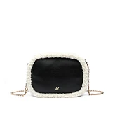 Like Dreams Holly Sherpa Leather Crossbody Bag