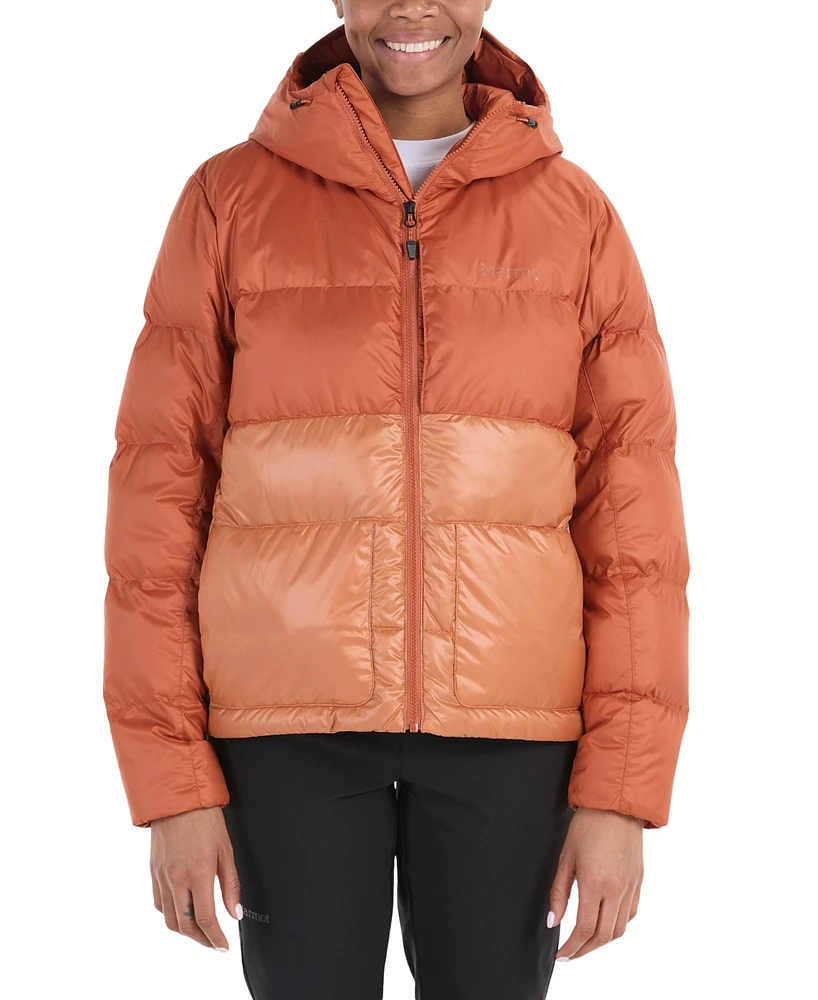 Marmot Women's Guides Hooded Zip-Front Down Coat