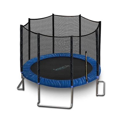 SereneLife Outdoor Trampoline with Safety Net - 10ft