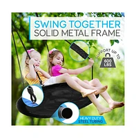 SereneLife Children s Hanging Swing Seat - Indoor/Outdoor Flying Fun Swing