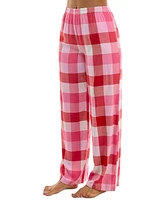 Roudelain Women's Printed Flannel Pajama Pants