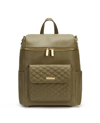 Luli Bebe Toddler Monaco Diaper Bag Backpack, Made from Luxury Materials with Stylish Exterior, Spacious Interior for all Baby Products