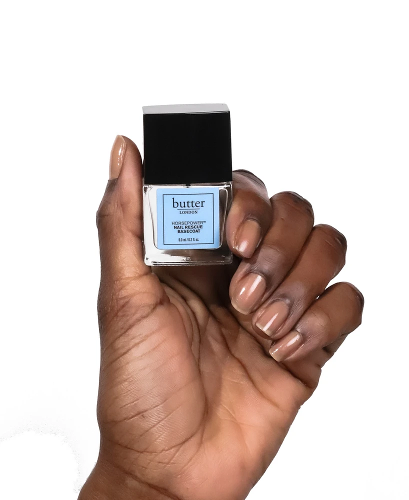 butter London Mini Horsepower Nail Rescue Basecoat, 0.2 oz.