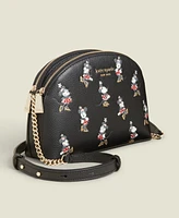 Disney | Macy's Minnie Mouse Double Zip Crossbody, Created for Macy's