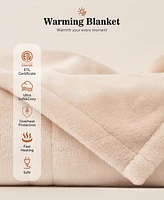 Sealy Heated Flannel Throw Blanket, 50" x 60"