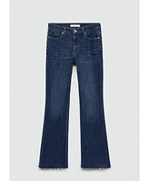 Mango Women's Fiona Flare Mid-Rise Jeans