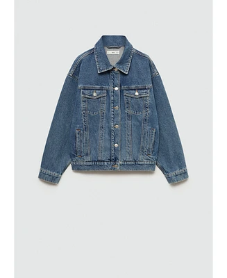 Mango Women's Star Denim Jacket