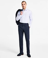 Michael Kors Men's Classic Fit Linen Suit Pant