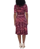 Jessica Howard Women's Printed Midi Dress