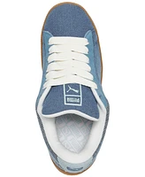 Puma Men's Suede Xl Denim Casual Sneakers from Finish Line