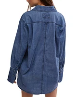 Free People Women's After Hours Denim Shirt