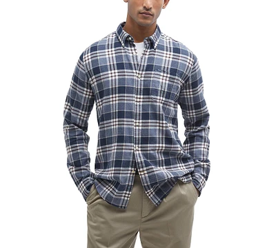 Barbour Men's Fallbay Tailored-Fit Check Button-Down Shirt
