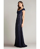 Tadashi Shoji Women's Merced Sequin Embroidered Gown