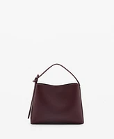 Mango Women's Buckle Detail Shopper Bag