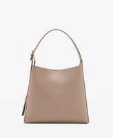 Mango Women's Buckle Detail Shopper Bag