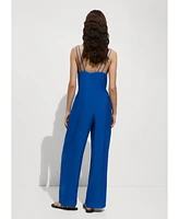 Mango Women's Long Strap Jumpsuit