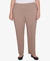 Alfred Dunner Plus Telluride Millennium Faux Fly Front Average Length Pants