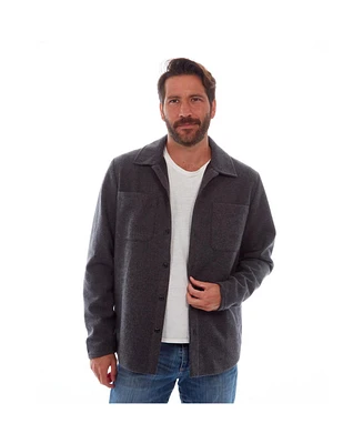 Px Men's Clothing Faux Wool Shacket