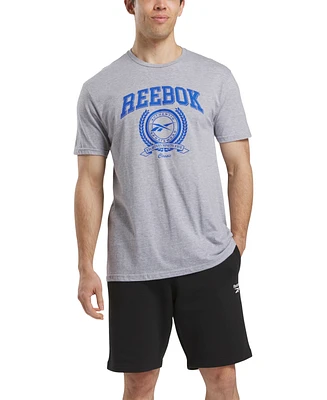 Reebok Men's Laurel Varsity Logo Graphic T-Shirt