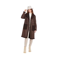 Frye Women's Sharika Faux Shearling Coat