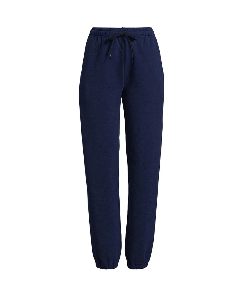 Lands' End Women's Serious Sweats High Rise Jogger Pants