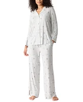 Gap GapBody Women's Jersey Long-Sleeve Pajama Coat Set