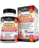 BioSchwartz Women's Multivitamin Capsule, Energy Supplement for Women, Whole Body Health Vitamins, Bioschwartz, 60ct