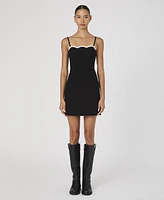 French Connection Women's Azra Contrast Mini Dress