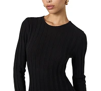 French Connection Women's Babysoft Fit & Flare Sweater Dress