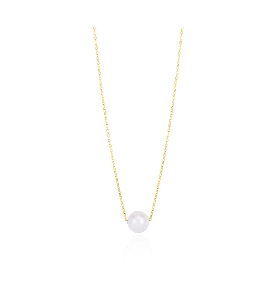 The Lovery Single Pearl Necklace 14K Gold