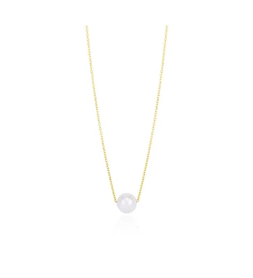 The Lovery Single Pearl Necklace 14K Gold