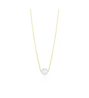 The Lovery Single Pearl Necklace 14K Gold